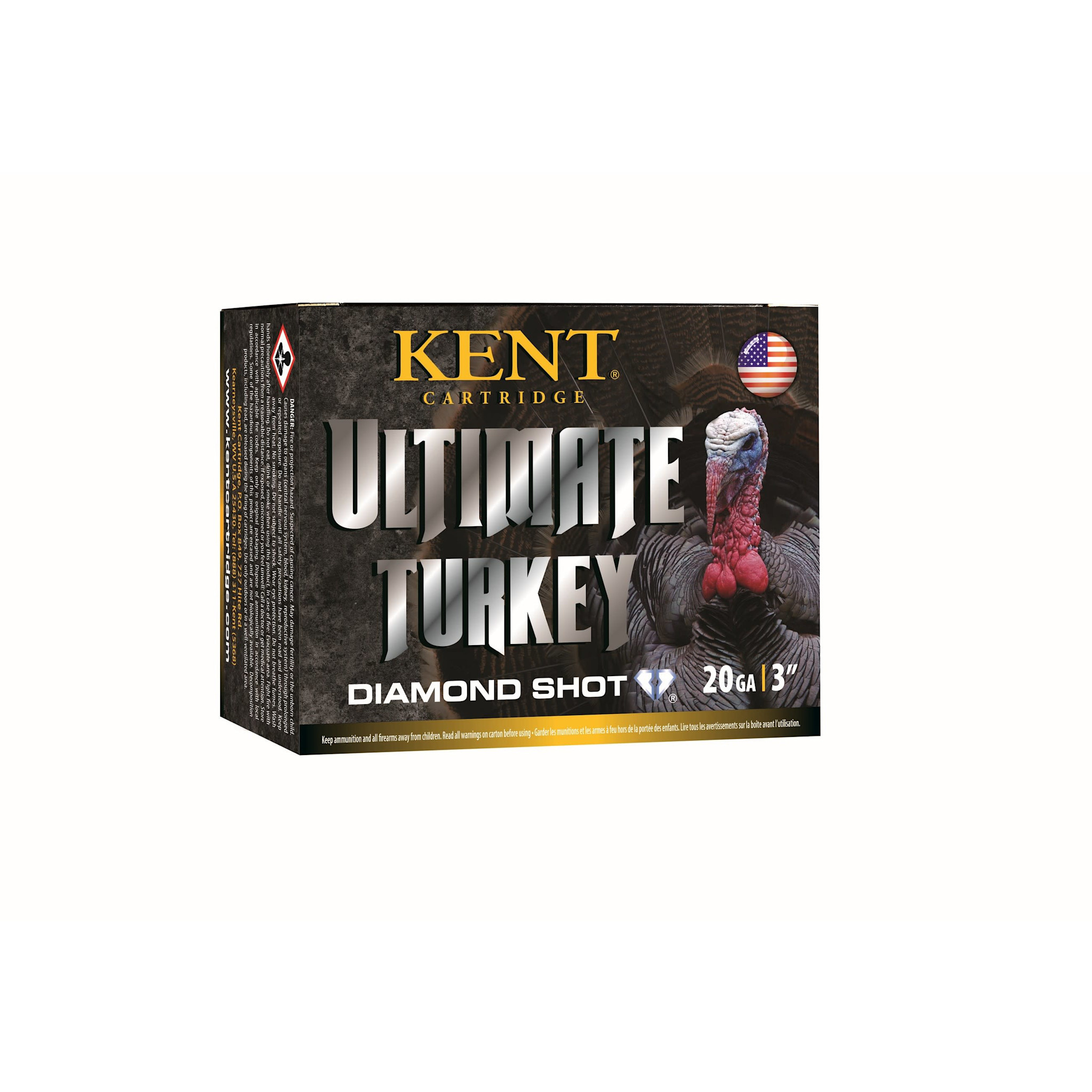 Kent C203TK36-4 Ultimate Diamond Shot Turkey Shotshell 20 Ga 3