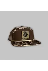 Nose Down Nose Down Hat Lab Dog 7 Panel - Chestnut Duck Camo