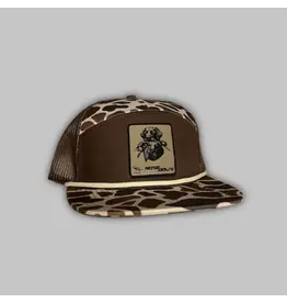 Nose Down Nose Down Hat Lab Dog 7 Panel - Chestnut Duck Camo