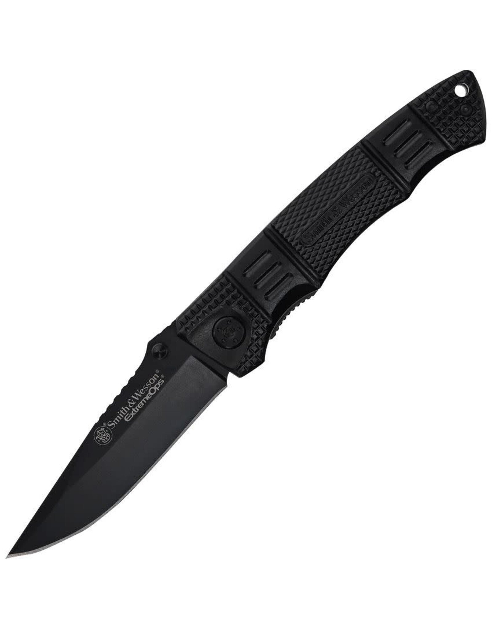 Smith & Wesson Smith & Wesson EX3 Extreme Ops Black Linerlock Knife Black Handles