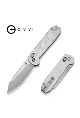 Civivi CIVIVI Over Yonder Thumb Stud & Crossbar Lock Knife G10 With Aluminum Foil Handle (3.35" 14C28N Blade) C25027-2
