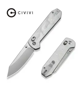 Civivi CIVIVI Over Yonder Thumb Stud & Crossbar Lock Knife G10 With Aluminum Foil Handle (3.35" 14C28N Blade) C25027-2