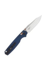 Kizer Kizer Cutlery Vanguard Pokiman CC Clutch Lock Folding Knife 3.16" AEB-L Satin Clip Point Blade, Blue Aluminum Handles, Reversible Deep Carry Clip, AXIS/Crossbar Lock - V3789A4