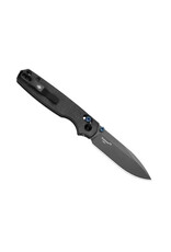 Kizer Kizer Cutlery Vanguard Pokiman CD Clutch Lock Folding Knife 3.16" AEB-L Gray Stonewashed Drop Point Blade, Black Micarta Handles, Reversible Deep Carry Clip, AXIS/Crossbar Lock - V3789A1