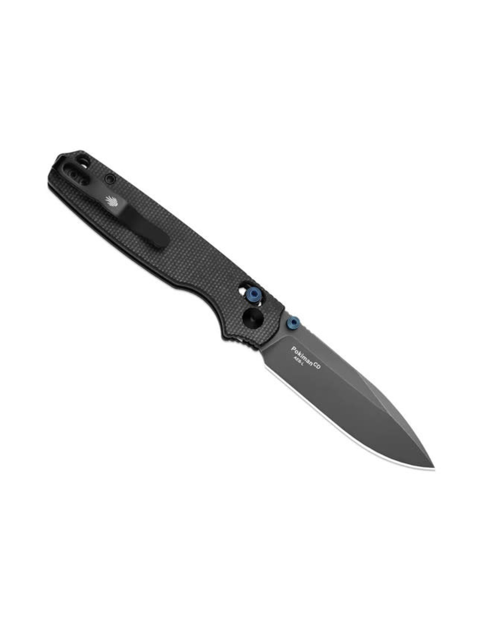 Kizer Kizer Cutlery Vanguard Pokiman CD Clutch Lock Folding Knife 3.16" AEB-L Gray Stonewashed Drop Point Blade, Black Micarta Handles, Reversible Deep Carry Clip, AXIS/Crossbar Lock - V3789A1