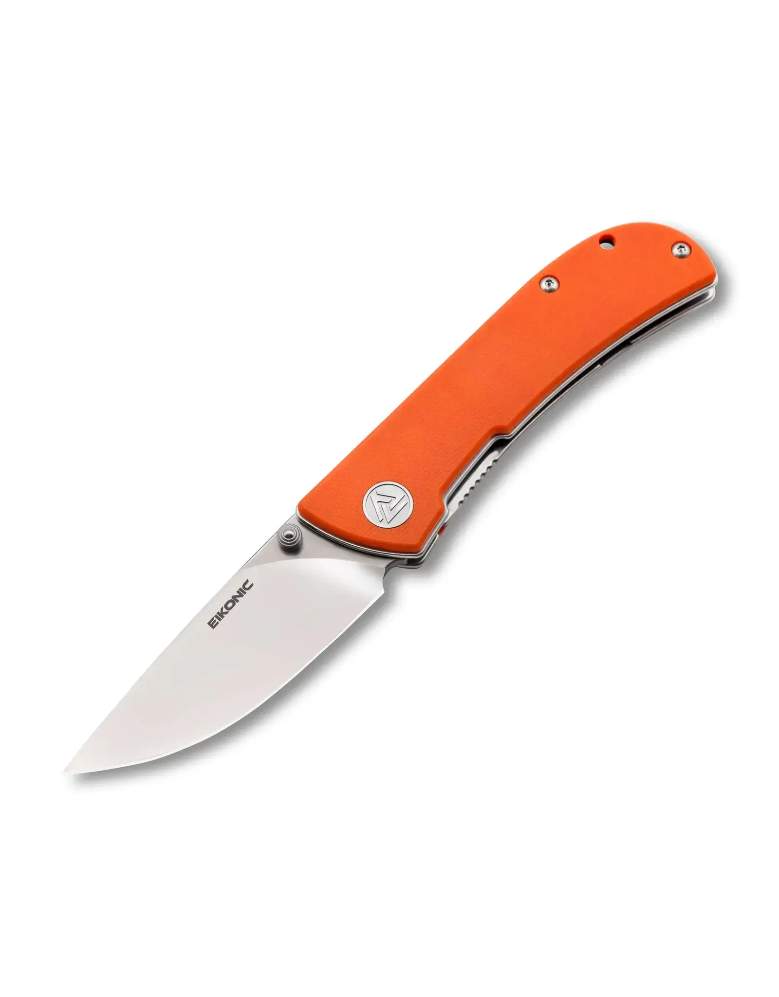 EIKONIC EIKONIC Knives Fairwind Folding Knife Orange G10 2.72in Plain Drop Point 220SOR