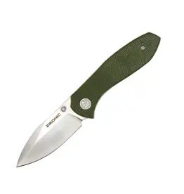 EIKONIC Eikonic Kasador Folding Knife Olive Green Micarta 2.7" Drop Point 331SGN