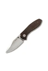 EIKONIC EIKONIC Knives Kasador Folding Knife Brown Canvas Micarta 2.74in Blade 331SBR
