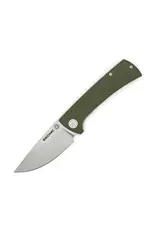 EIKONIC EIKONIC Knives RCK9 Folding Knife Olive G10 3in Plain Stonewash Drop Point 100SGN