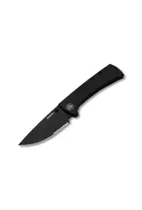 EIKONIC Eikonic 100BBS RCK9 Black Part Serrated D2 Linerlock Knife Black Handles