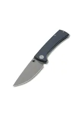 EIKONIC EIKONIC Knives Chaves RCK9 Folding Knife 3.06" D2 Stonewashed Drop Point Plain Blade, Blue G10 Handles, Liner Lock - 100SGY