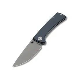 EIKONIC EIKONIC Knives Chaves RCK9 Folding Knife 3.06" D2 Stonewashed Drop Point Plain Blade, Blue G10 Handles, Liner Lock - 100SGY