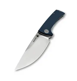 EIKONIC EIKONIC Knives Chaves RCK9 Folding Knife 3.06" D2 Satin Drop Point Plain Blade, Blue G10 Handles, Liner Lock - 100SSGY