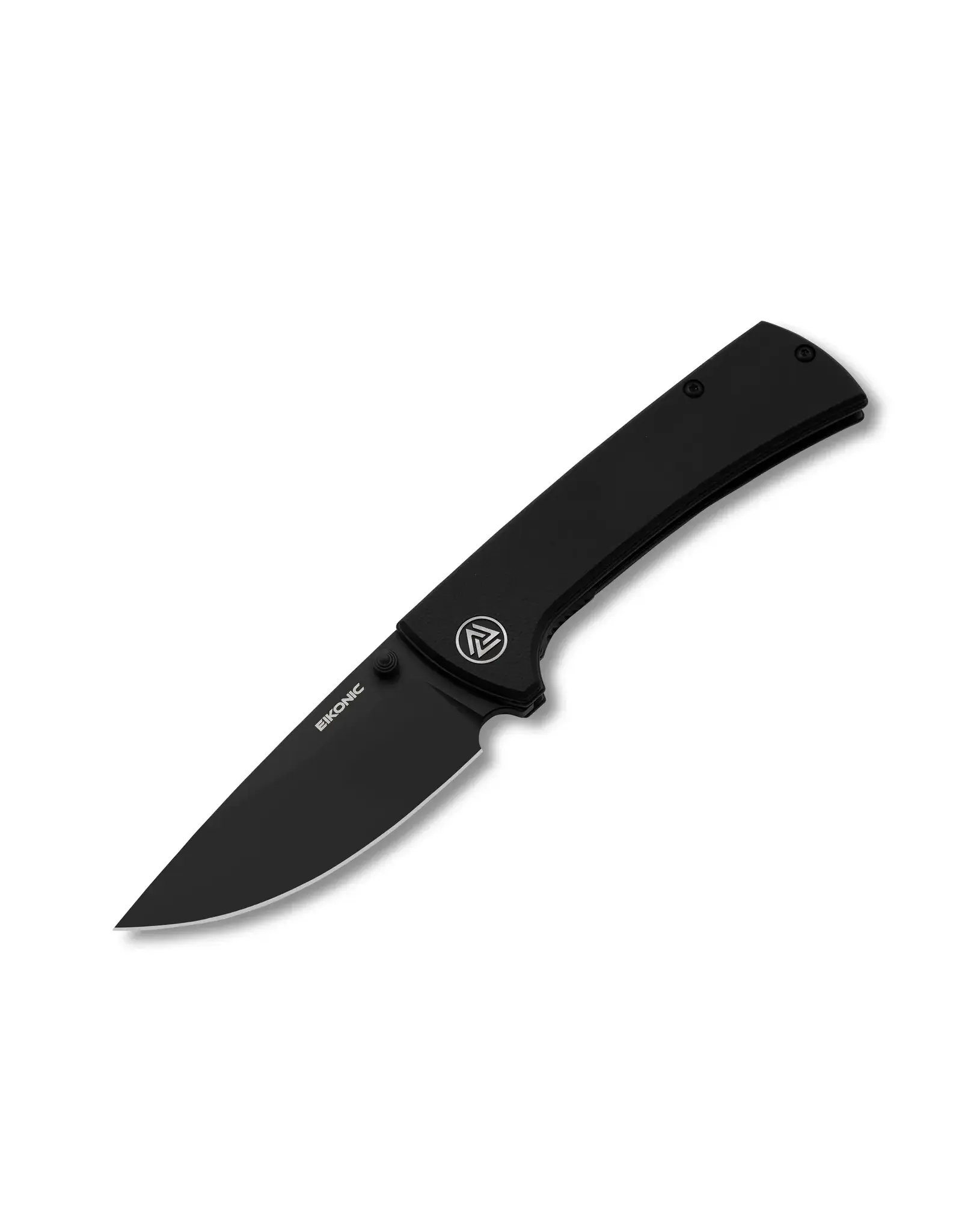 EIKONIC EIKONIC Knives RCK9 Folding Knife Night Black G10 3in Drop Point 100BB