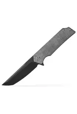 EIKONIC Eikonic Knives x Sig Sauer Tsuru Salt-Pepper Micarta 3.3in Black DLC Blade TS8BB