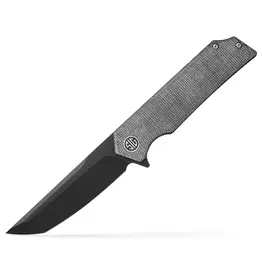 EIKONIC Eikonic Knives x Sig Sauer Tsuru Salt-Pepper Micarta 3.3in Black DLC Blade TS8BB