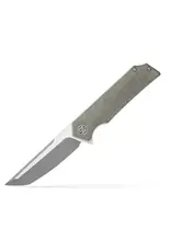 EIKONIC Eikonic Knives x Sig Sauer Tsuru Green Canvas Micarta 3.3in Two-Tone Blade TS8SG