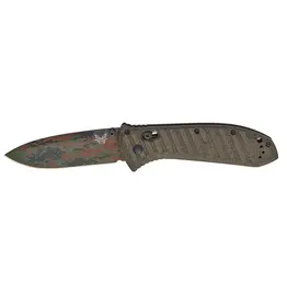 Benchmade Benchmade SHOT Show 2026 Limited Edition 570CAMO-2601 Presidio II Folding Knife 3.72" S30V Camo Cerakote Drop Point Blade, Milled OD Green Canvas Micarta Handles, AXIS/Crossbar Lock