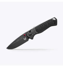 Benchmade Benchmade 593BK-01 PSK Knife: Carbon Fiber & Black G10, Drop-Point