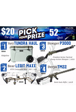 DRAW #1878 - Pick Your Prize - Yeti, Bear, Stoeger OR Derya!