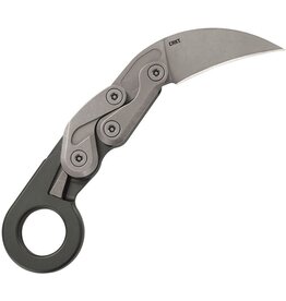 CRKT Columbia River CRKT 4045 Kinematic Provoke Compact Folding Karambit 2.26" D2 Stonewashed Plain Blade, Aluminum Handles