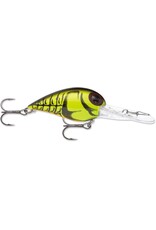 Storm Storm DV656 Original Deep Wiggle Wart 05, Floating-Diving, 2", 7/16 oz, #4 Trebles, Moss Back Craw
