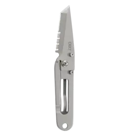 CRKT CRKT 5510 K.I.S.S.® Keep. It. Super. Simple. Gray / 3Cr13MoV Steel / Stainless Steel Handle Folding EDC Pocket Knife