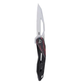 CRKT CRKT 5702 Nucleus Frame Lock Black/Red / 12C27 Steel / Stainless Steel w/G10 Overlay Handle Folding EDC Pocket Knife