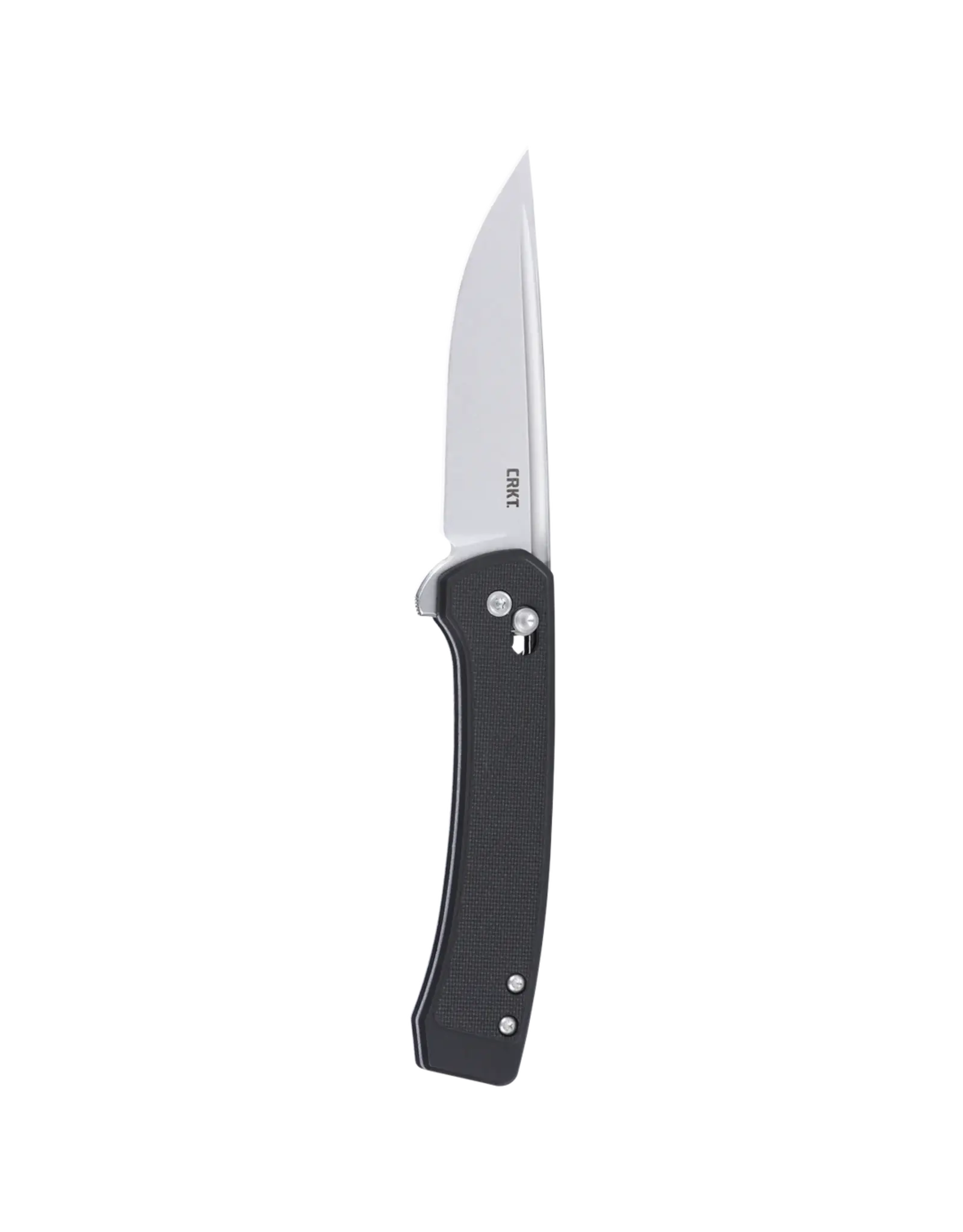 CRKT CRKT 7075 Q Compact Crossbar Lock Gray / 14C28N Steel / Glass-Reinforced Nylon Handle Folding EDC Pocket Knife