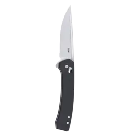 CRKT CRKT 7075 Q Compact Crossbar Lock Gray / 14C28N Steel / Glass-Reinforced Nylon Handle Folding EDC Pocket Knife