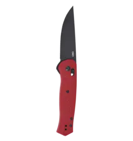CRKT CRKT 7170R Sero Crossbar Lock Red / S35VN Steel / Glass-Reinforced Nylon Handle Folding EDC Pocket Knife
