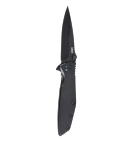 CRKT CRKT 7600K Slag Black / D2 Steel / Stainless Steel HandleAssisted Opening EDC Pocket Knife