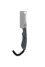 CRKT CRKT 2398 Folts S.P.E.C. Small Pocket Everyday Cleaver Neck Knife 2.44" Bead Blast Blade, Black/Gray G10 Handles, Thermoplastic Sheath