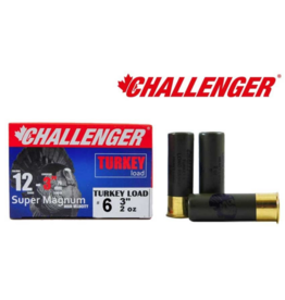 Challenger Challenger Super Magnum 12GA Turkey Load 3" #6 Shot 2oz