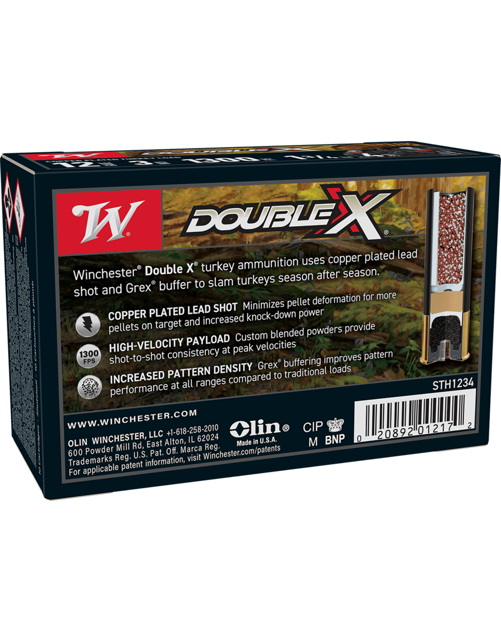 Winchester Winchester STH1234 Double X Shotshell 12 GA 3 in No. 4