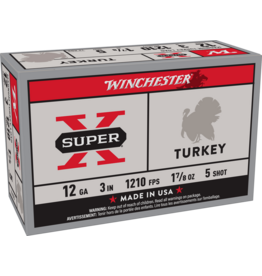 Winchester Winchester X123MT5 Super-X Turkey Shotshell 12 GA 3 in No. 5