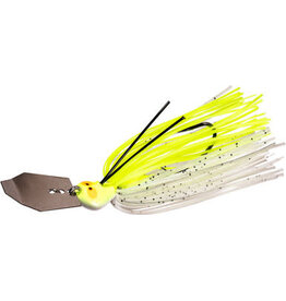 ZMan Z-Man CrossEyeZ ChatterBait - 1/2oz - Chartreuse/White