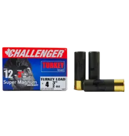 Challenger Challenger Ammo 30044 Turkey Shotshell 12 GA, 3", 2 oz, #4, 10 Rnd