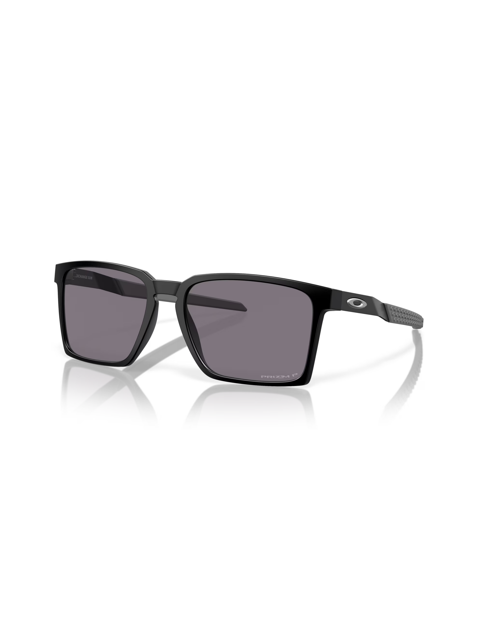 Oakley Oakley Exchange Sun Prizm Grey Polarized Lenses Satin Black Frame