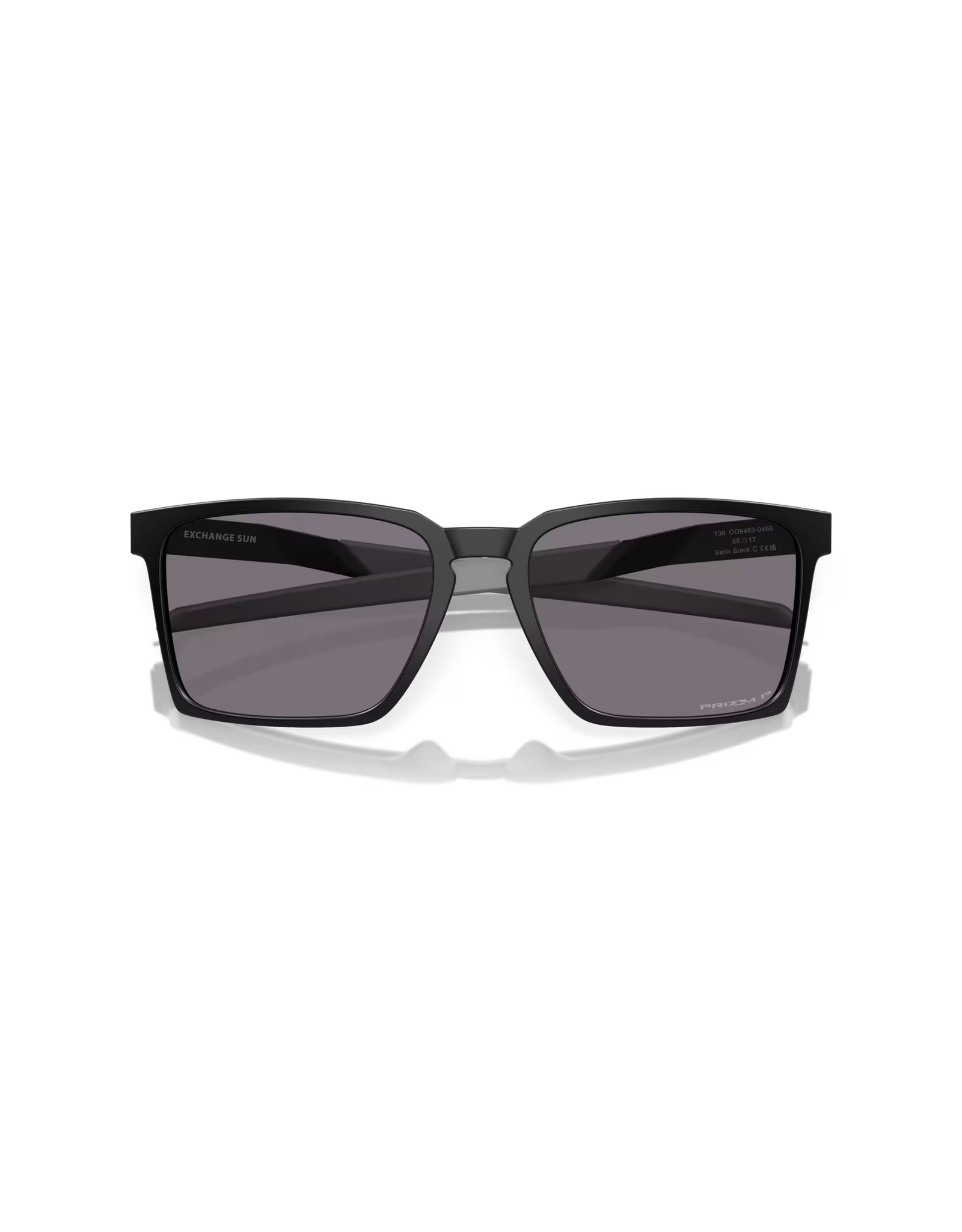 Oakley Oakley Exchange Sun Satin Black Frame Prizm Grey Polarized Lenses