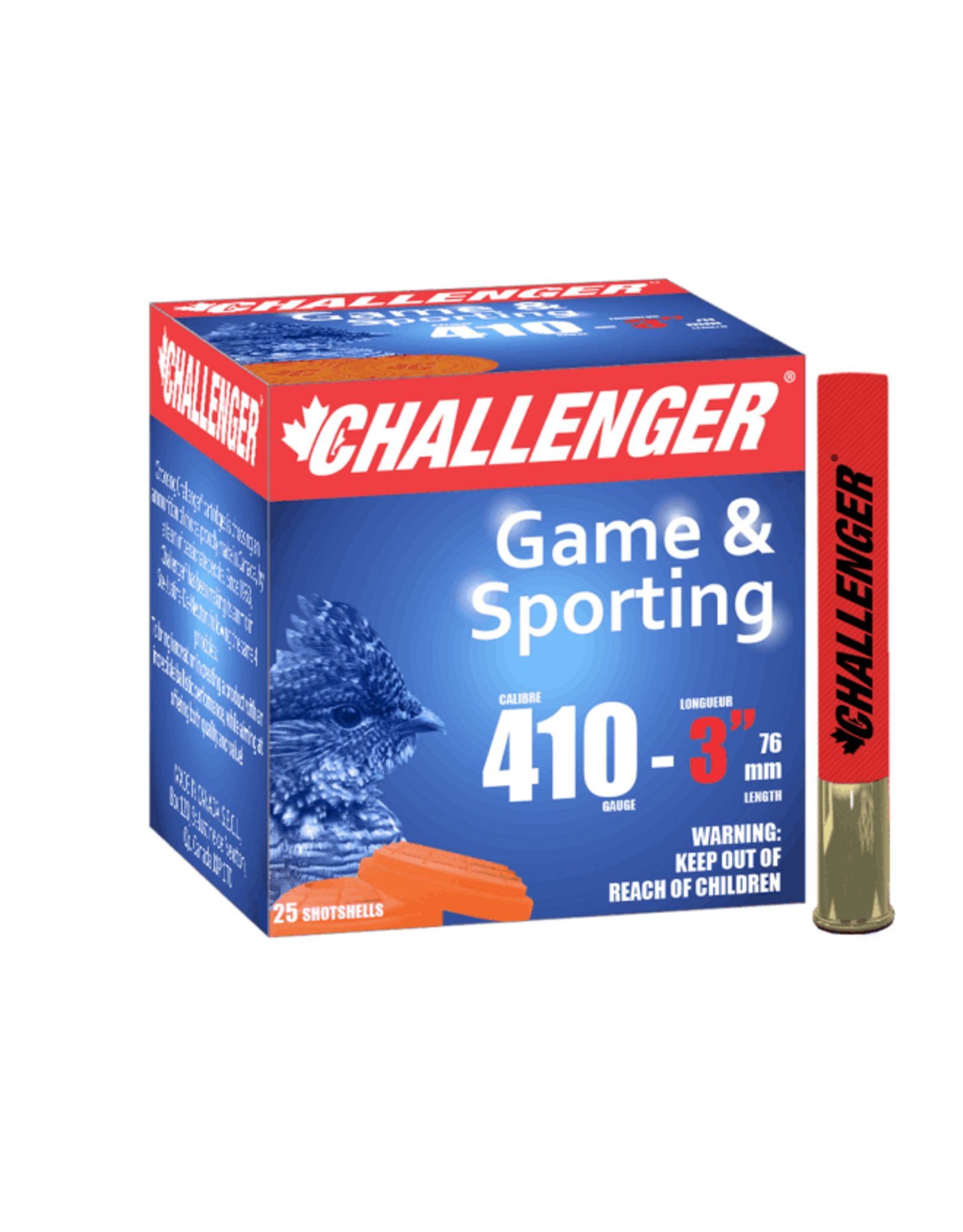 Challenger Challenger Ammo 30036 Hi-Brass 3003 Shotshell 410 GA 3 in No. 6