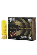 Federal Federal PD2042B Premium 20GA 2 3/4" 1325fps 10 Pellets 2 Buck Personal Defense 5 Rnd per Box PD2042B