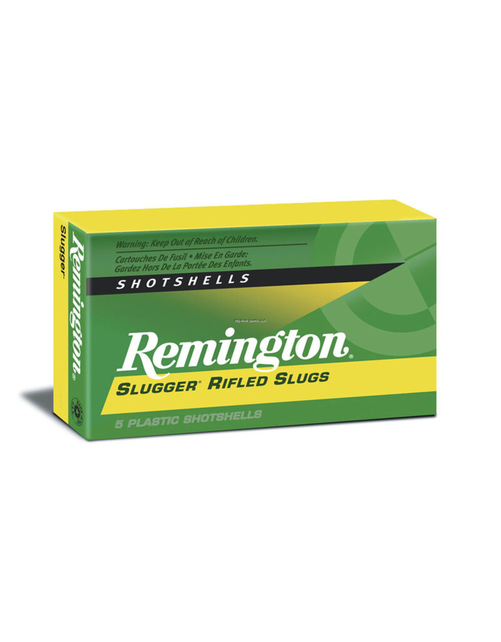 Remington Remington 20616 Slugger Rifled Slugs 20 GA, 2-3/4 in, 5/8oz, 1580 fps, 5 Rnd per Box