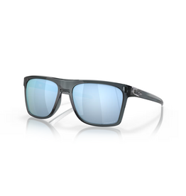 Oakley Oakley Leffingwell Crystal Black Frame Prizm Deep Water Polarized Lenses