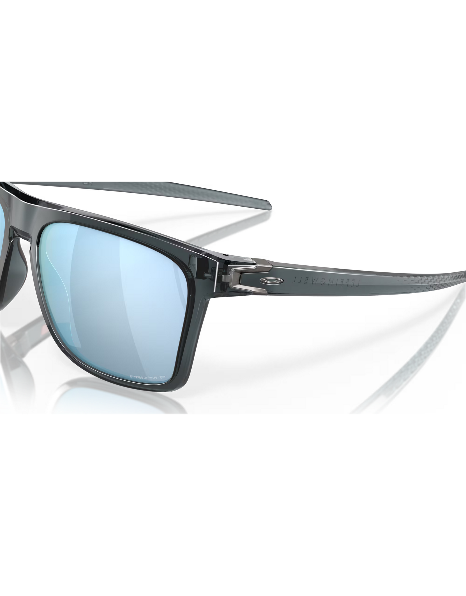 Oakley Oakley Leffingwell Crystal Black Frame Prizm Deep Water Polarized Lenses