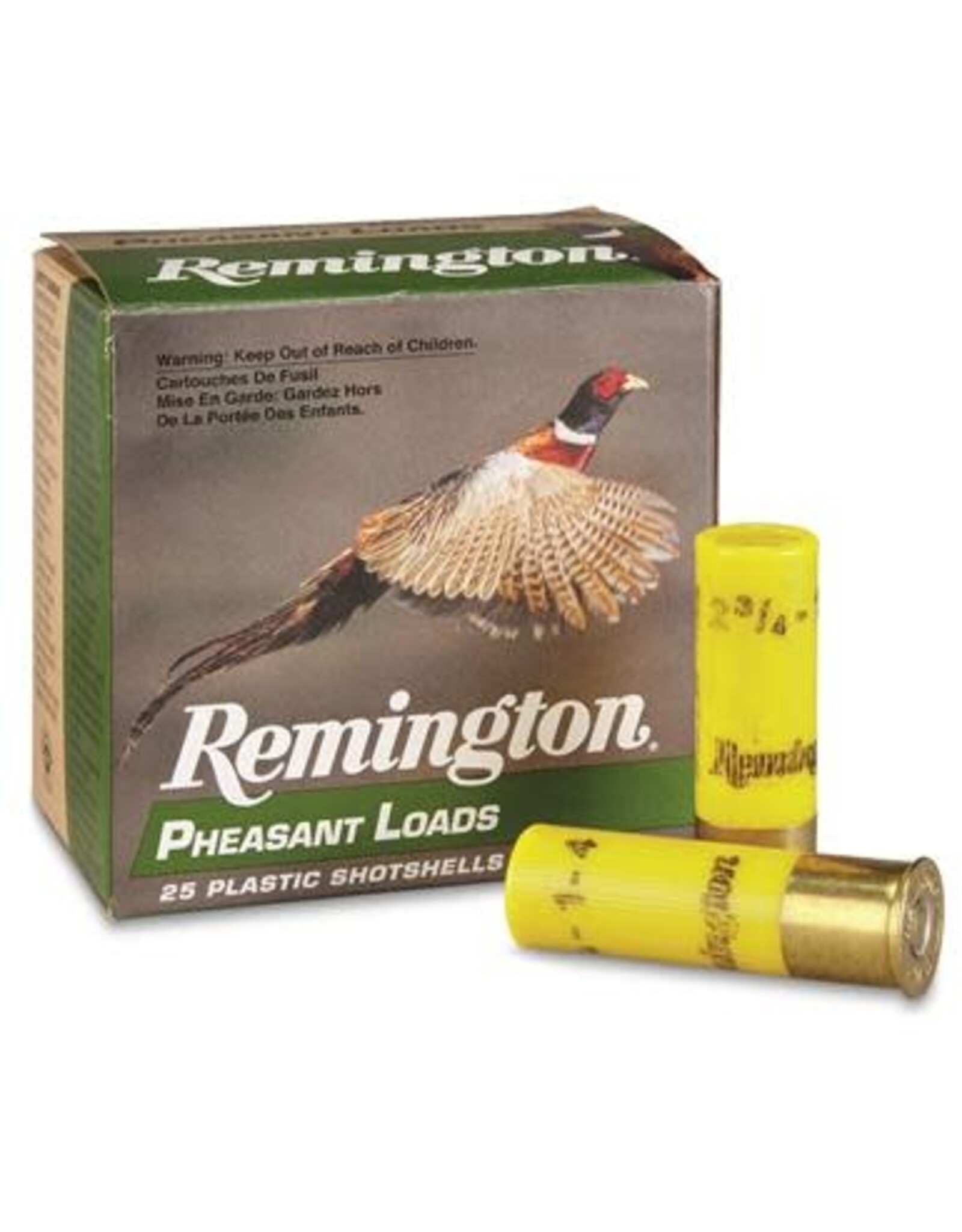 Remington Remington Pheasant Loads Shotshell 20 GA, 2-3/4 in, No. 5, 1oz, 3-3/4 Dr, 1220 fps, 25 Rnd per Box R20018