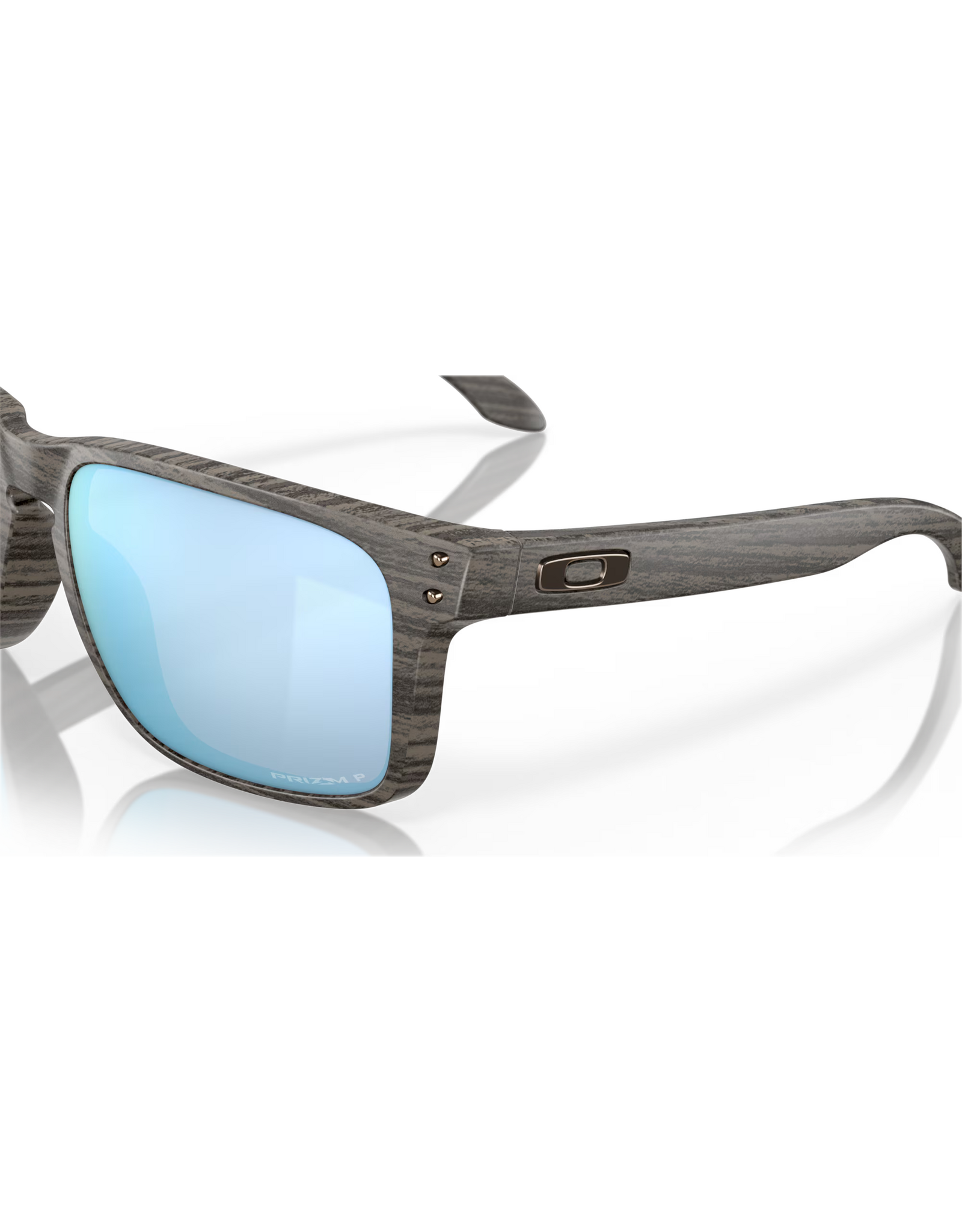 Oakley Oakley Holbrook XL Woodgrain Collection Woodgrain Frame Prizm Deep Water Polarized Lenses