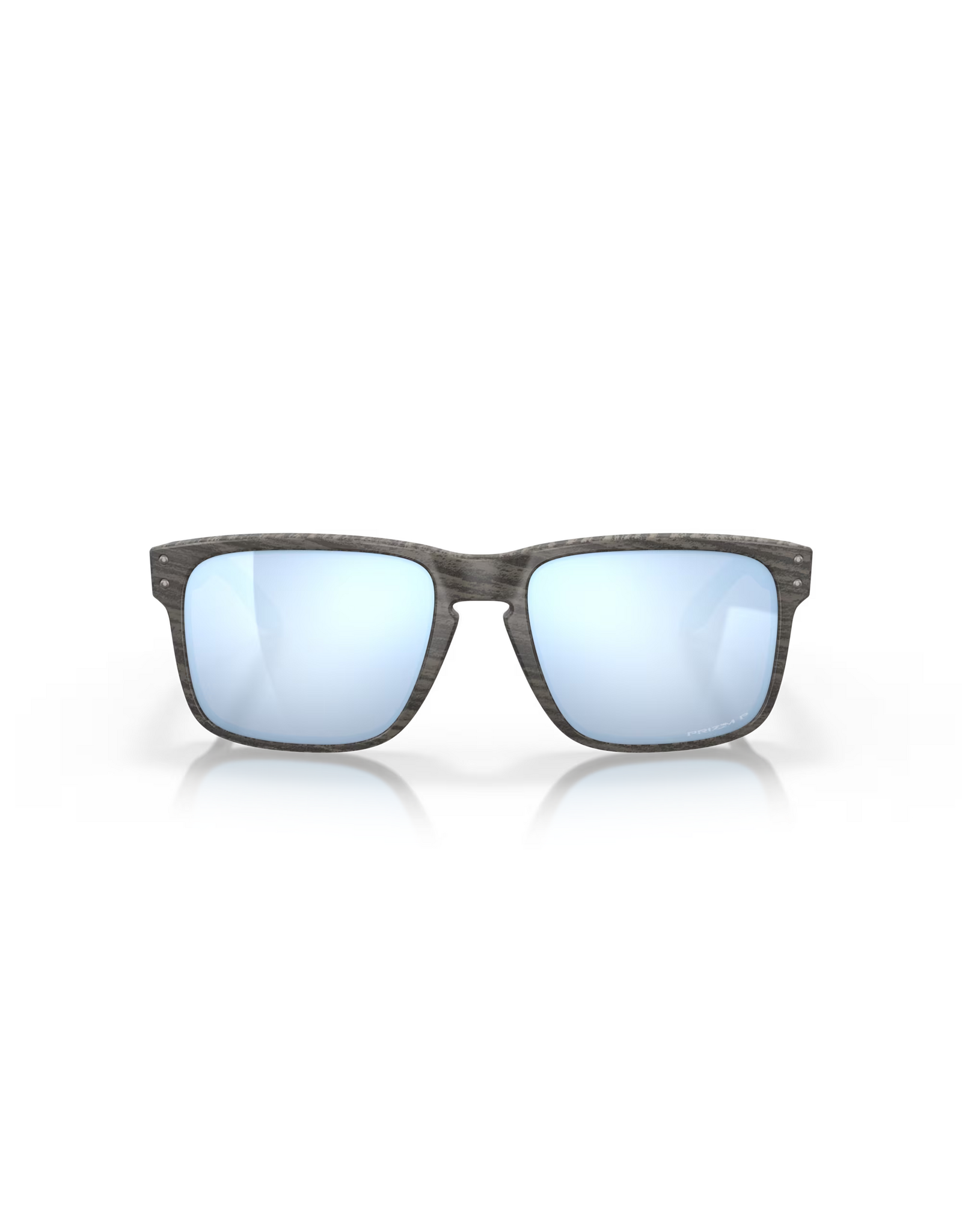 Oakley Oakley Holbrook Woodgrain Collection Woodgrain Frame Prizm Deep Water Polarized Lenses
