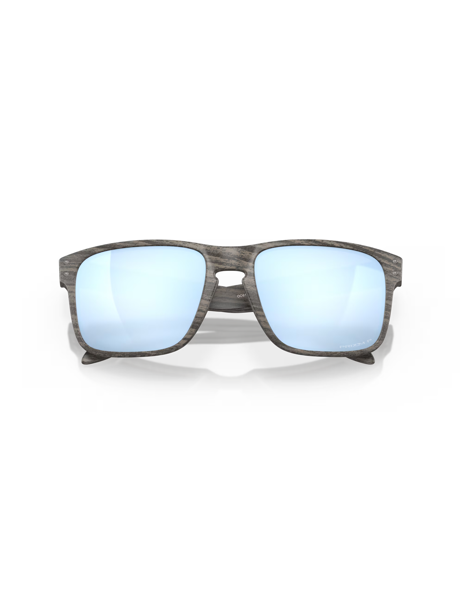 Oakley Oakley Holbrook Woodgrain Collection Woodgrain Frame Prizm Deep Water Polarized Lenses