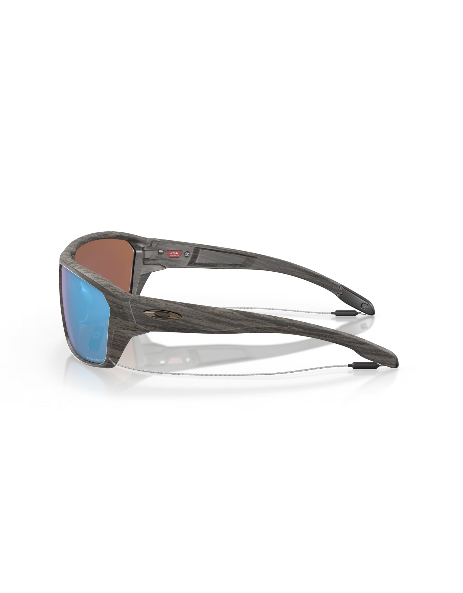 Oakley Oakley Split Shot Woodgrain Frame Prizm Deep Water Polarized Lenses